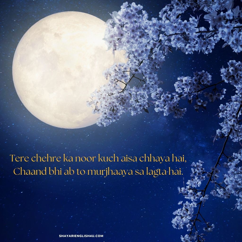 Moon Shayari In English